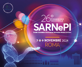 26° Congresso Nazionale S.A.R.N e.P.I - Società di Anestesia e Rianimazione Neontale e Pediatrica Italiana