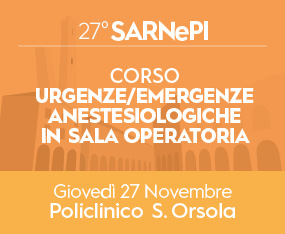 CORSO S.A.R.N e.P.I - URGENZE/EMERGENZE ANESTESIOLOGIHE IN SALA OPERATORIA 