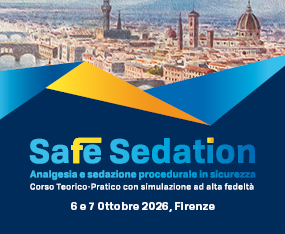 SAFE SEDATION - Analgesia e sedazione procedurale in sicurezza