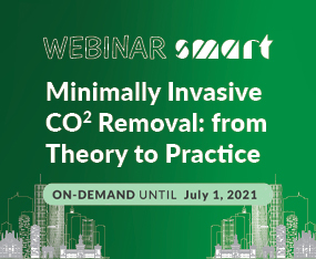 SMART WEBINAR<br>Minimally Invasive CO2 Removal: From Theory to Practice<br>On Demand Until July 1, 2021