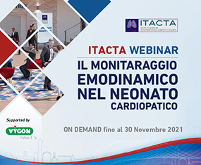 ITACTA WEBINAR<br>Il Monitaraggio Emodinamico nel Neonato Cardiopatico<br>On Demand fino al 30 novembre 2021